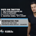 Vote For Luke Bryan at the AMAs!